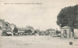 Carentan * Vue Générale Et Place Du Marché * Balance Bascule Poids Public - Carentan