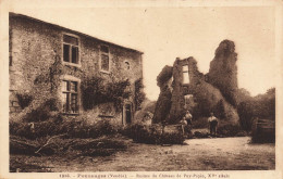 Pouzauges * Ruines Du Château De Puy Papin , XVème Siècle - Pouzauges