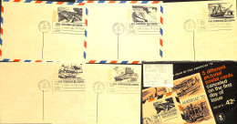 [917193]TB//O/Used-Etats-Unis 1972 - 5 Cartes Dans Son Enveloppe D'origine, Obl/Used - 1971-1980