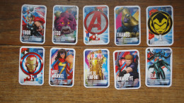 10 Cartes De Collection Marvel - Marvel