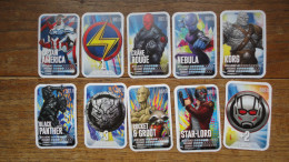 10 Cartes De Collection Marvel - Marvel