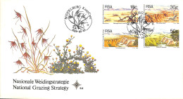 [917816]B/TB//O/Used-Afrique Du Sud 1989 - MIDDELBURG, Fleurs, Nature - FDC