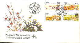 [917819]B/TB//O/Used-Afrique Du Sud 1989 - MIDDELBURG, Fleurs, Nature - FDC