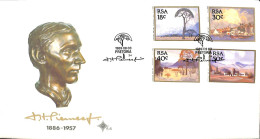 [917823]B/TB//O/Used-Afrique Du Sud 1989 - PRETORIA, Portraits, Arbres, Peinture - Tableaux, Arts - FDC