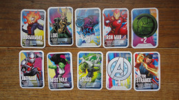 10 Cartes De Collection Marvel - Marvel