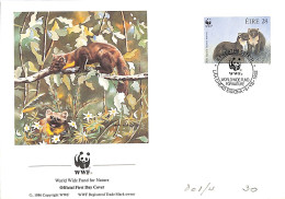 [917872]B/TB//O/Used-Irlande 1992 - LAA CHEAD EISIUNA, W.W.F, Animaux - FDC