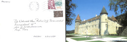 [917902]B/TB//O/Used-France  - Lette + Carte , Châteaux - Châteaux