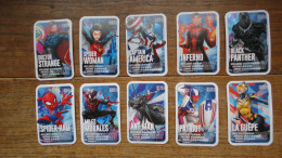 10 Cartes De Collection Marvel - Marvel