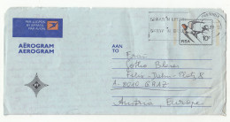 South Africa Aerogram Posted 1980 Pretoria Pmk B230301 - Covers & Documents