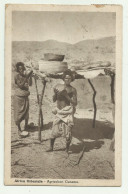 AFRICA ORIENTALE - AGRICOLTORI CUNAMA + 2 FRANCOBOLLI 10 CENT. COLONIA ERITREA  - VIAGGIATA FP - Erythrée