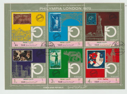 6230 - MORCEAU DE  FEUILLE - YEMEN PHILYMPIA LONDON 1970 - Yemen