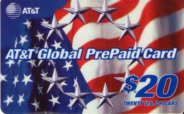 ESTADOS UNIDOS. US-ATT-AAF-0022-1998A. Military Design - Stars & Stripes 20$. (396) - AT&T