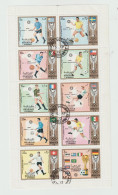 6233 - BLOC FEUILLET - JO OLYMPIC GAMES MUNCHEN MUNICH 1972 JEUX OLYMPIQUES FOOTBALL RIMET  SHARJAH - Sharjah
