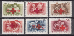 Hungary 1957 Red Cross Mi#1482-1487 Mint Never Hinged - Neufs