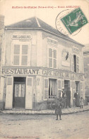 CPA 91 AUTHON LA PLAINE / MAISON ASSELINEAU / CAFE / HOTEL / RESTAURANT DE LA POSTE - Autres & Non Classés