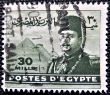 Egypte 1939 -1946 King Farouk, 1920-1965 And Pyramids    Stampworld N°  260 - Usados