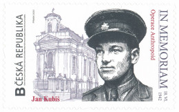 Czech Rep. / My Own Stamps (2022) 1400: IN MEMORIAM 1942 - Jan Kubis (1913-1942) Operation Anthropoid / WW2 - Nuevos