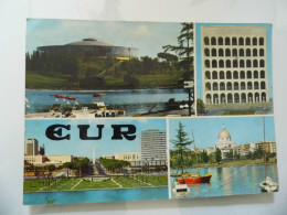 Cartolina Viaggiata "EUR" Vedutine 1970 - Parcs & Jardins