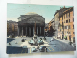 Cartolina Viaggiata "ROMA Il Pantheon" 1967 - Panteón