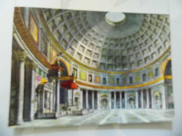 Cartolina Viaggiata "ROMA Interno Del Pantheon" 1967 - Panteón