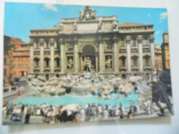 Cartolina Viaggiata "ROMA Fontana Di Trevi" 1972 - Fontana Di Trevi