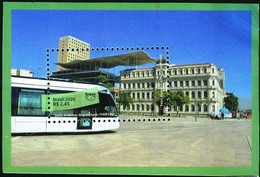 BRAZIL 2020 -  TRAM -URBAN TRANSPORT  - STADTBAHN -  URBAN ARCHITECTURE -  LIGHT RAIL TRANSIT - Unused Stamps