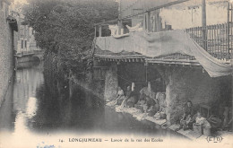 CPA 91 LONGJUMEAU / LAVOIR DE LA RUE DES ECOLES / LAVANDIERES - Longjumeau