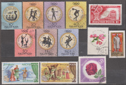 HUNGRIA - 1959/60/64/67/68/70/72/75/77 - Lote De 26 Selos   * MH Com Goma Original E Marca De Charneira - Verzamelingen