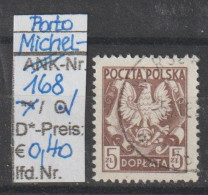 1980 - POLEN - Porto-M "Staatswappen Auf Schild" 5 Zl Siena. - O Gestempelt - S.Scan (pl 168o Porto) - Strafport