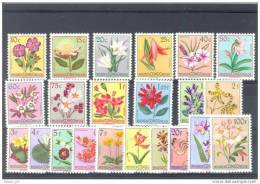 Congo Belge - 302/323 - Fleurs - 1952 - MNH - Ongebruikt