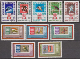 HUNGRIA - 1967/70/71/72/73/74/76/86 - Lote De 21 Selos   * MH Com Goma Original E Marca De Charneira - Verzamelingen