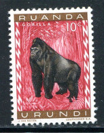 RUANDA URUNDI- Y&T N°205- Neuf Avec Charnière * (gorille) - Ungebraucht