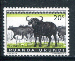 RUANDA URUNDI- Y&T N°206- Neuf Avec Charnière * - Unused Stamps