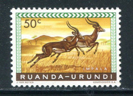 RUANDA URUNDI- Y&T N°208- Neuf Avec Charnière * - Unused Stamps