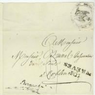 101 TREVES + Contreseing Berger Directeur De L'enregistrement Des Domaines Pour Koblenz 1808 - 1792-1815: Départements Conquis
