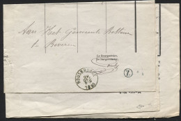 Avis De Changement De Résidence Boîte Rurale Z De STAVELE + Càd ROUSBRUGGE Vers Beveren 1883 (x540) - Correo Rural