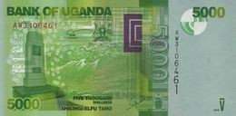 Uganda 5000 Shillings 2015, UNC, P-51d, UG B156d - Uganda