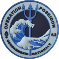 Patch écusson Gendarmerie OPÉRATION POSÉIDON 62 - Police