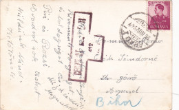 Romania, 1940, WWII Military Censored CENSOR ,TIMISOARA POSTACRD  POSTMARK,#412 - 2. Weltkrieg (Briefe)