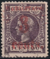 1899-645 CUBA US OCCUPATION 1899 3c S. 1ml. 4º ISSUE. PUERTO PRINCIPE PHILATELIC FORGUERY FALSO FILATELICO. - Unused Stamps