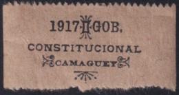 1917-420 CUBA REPUBLICA 1917 CHAMBELONA REVOLUTION BOGUS FANTASIA. - Ungebraucht
