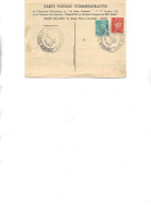 CARTE AFFRANCHIE N° 532 -511 - OBLITERATION ILLUSTREE  POSTE AERIENNE EXPO  PHILATELIQUE 1943 - Gedenkstempels