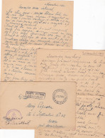 Romania, 1942, WWII Military Censored CENSOR ,COVERS + LETTRE  POSTMARK OPM #176 - Cartas De La Segunda Guerra Mundial