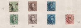 7 Timbres  Acec A&B ,n°13+14+15+16+ , Cote 170€ ( SN23/1.3) - 1849-1865 Medaglioni (Varie)
