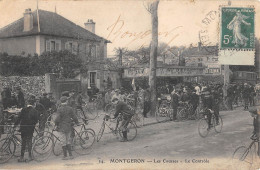 Delcampe - CPA 91 MONTGERON / LES COURSES / LE CONTROLE / CYCLISME - Montgeron
