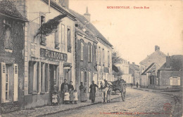 CPA 91 MONNERVILLE GRANDE RUE / ATTELAGE - Autres & Non Classés