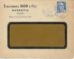 BARENTIN (76) établissement Badin Et Fils 1954 - Non Classés