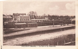 Folligny * La Gare Et La Passerelle * Ligne Chemin De Fer - Other & Unclassified