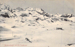 SUISSE - Berninahospiz Mit Piz Cambrena - Carte Postale Ancienne - Berne