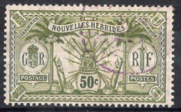 Nouvelles HEBRIDES Timbre-poste N°33 Oblitéré TB Cote : 8.00€ - Oblitérés